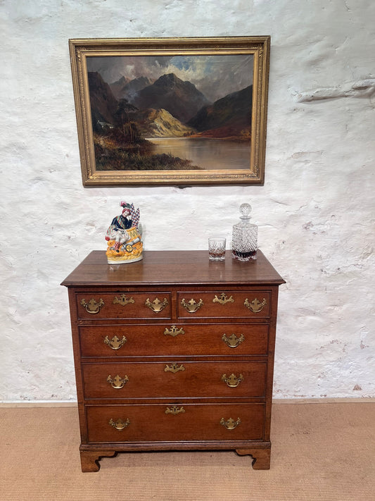 Scottish Antique Oak Chest RM 357