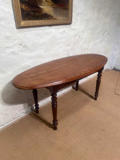 Antique Pine  Oval Table  RM 360