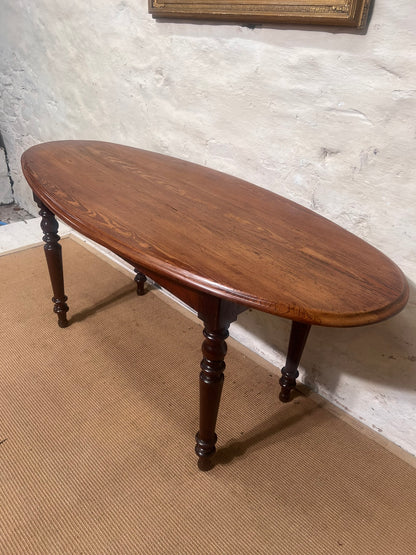 Antique Pine  Oval Table  RM 360