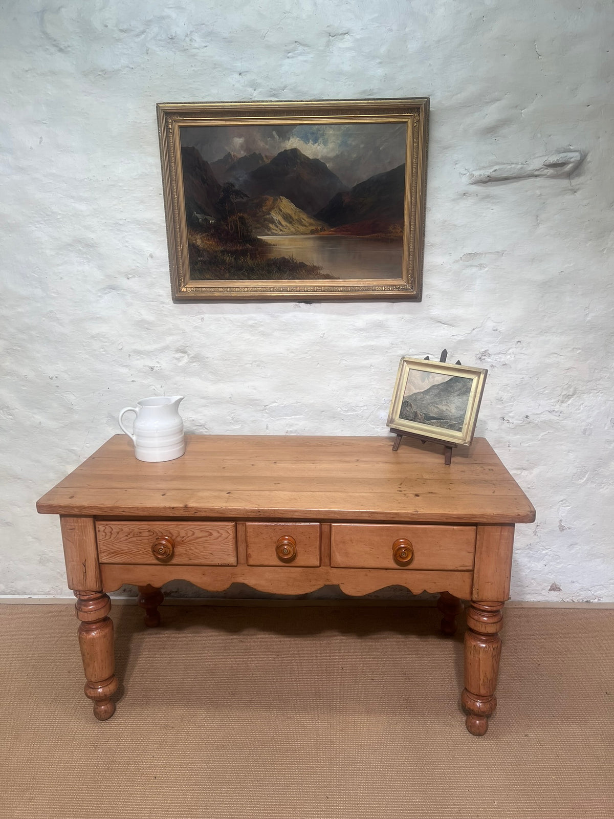 Antique Pine Table   RM 361
