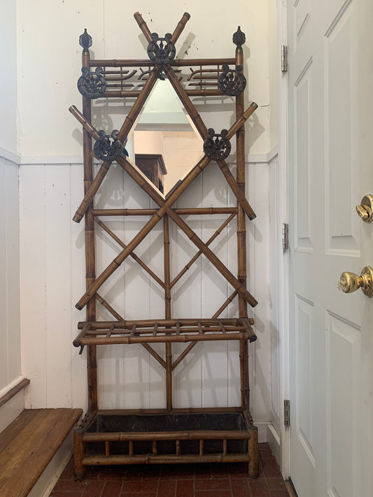 Vintage Bamboo Hallstand