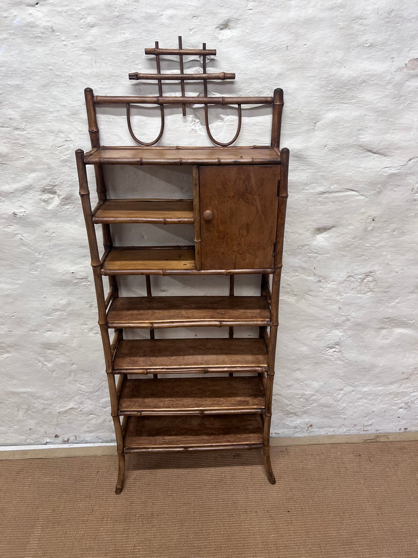 French Antique Bamboo Stand