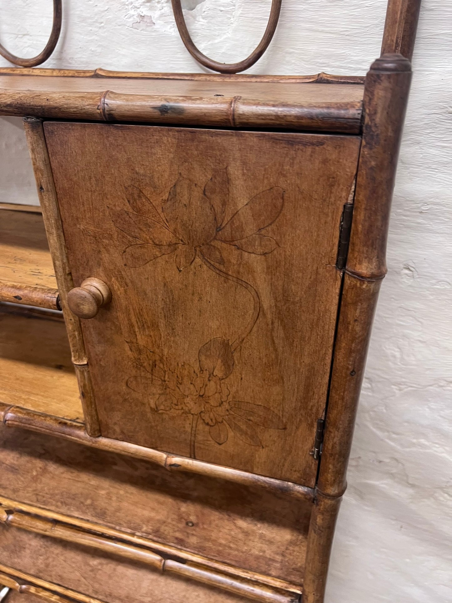 French Antique Bamboo Stand