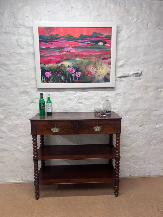 Antique French Mahogany Buffet Stand