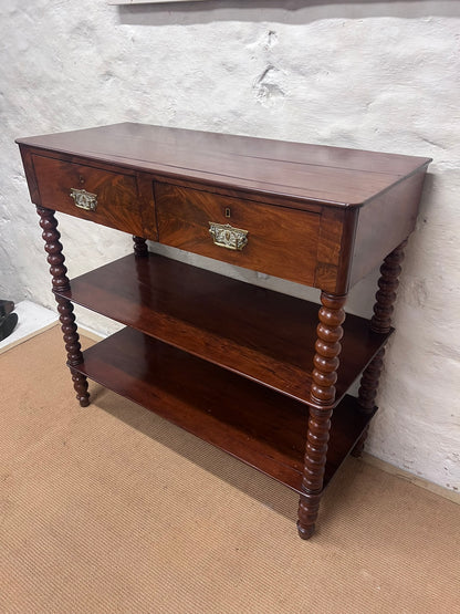 Antique French Mahogany Buffet Stand