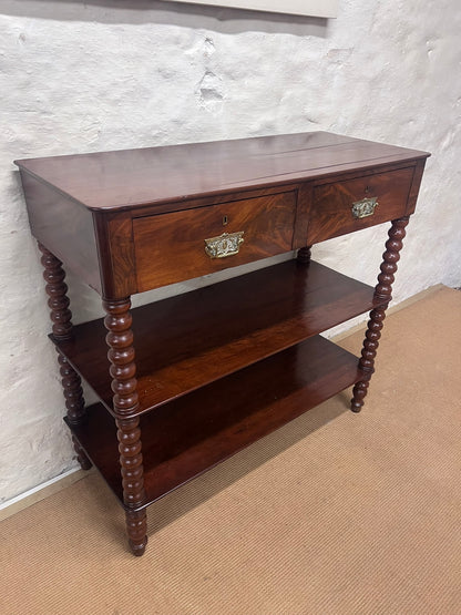 Antique French Mahogany Buffet Stand
