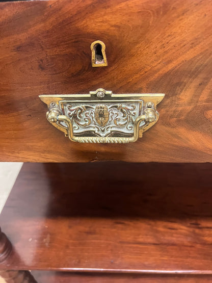 Antique French Mahogany Buffet Stand