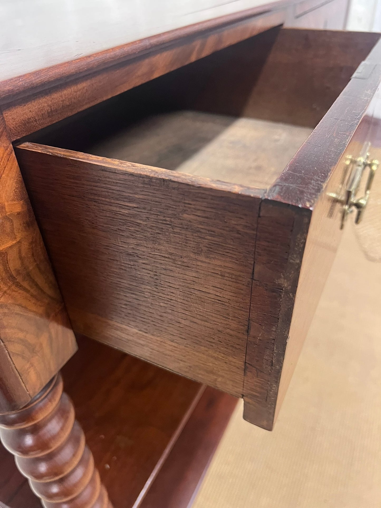 Antique French Mahogany Buffet Stand