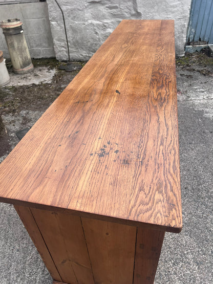 Antique Pine Shop Counter