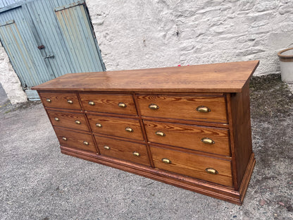 Antique Pine Shop Counter