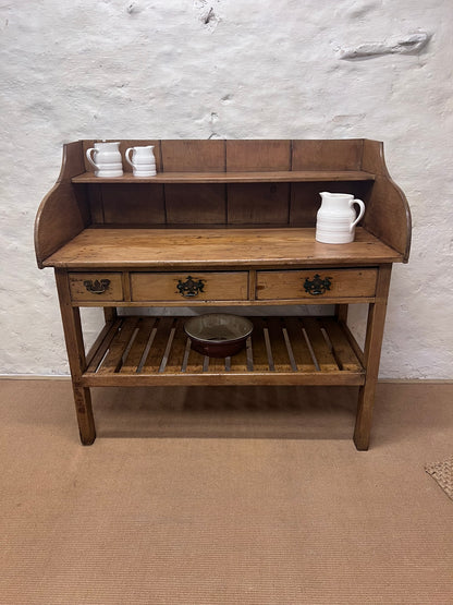 Scottish Antique Pine Dairy Dresser