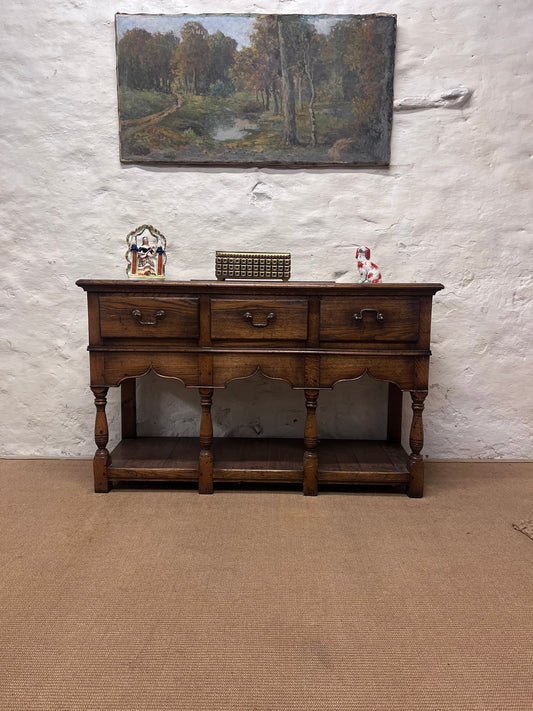 Custom Made English Oak Buffet