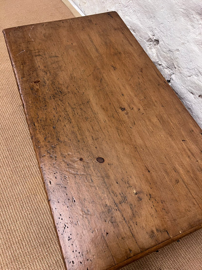 Antique Pine Blanket Box/Coffee Table