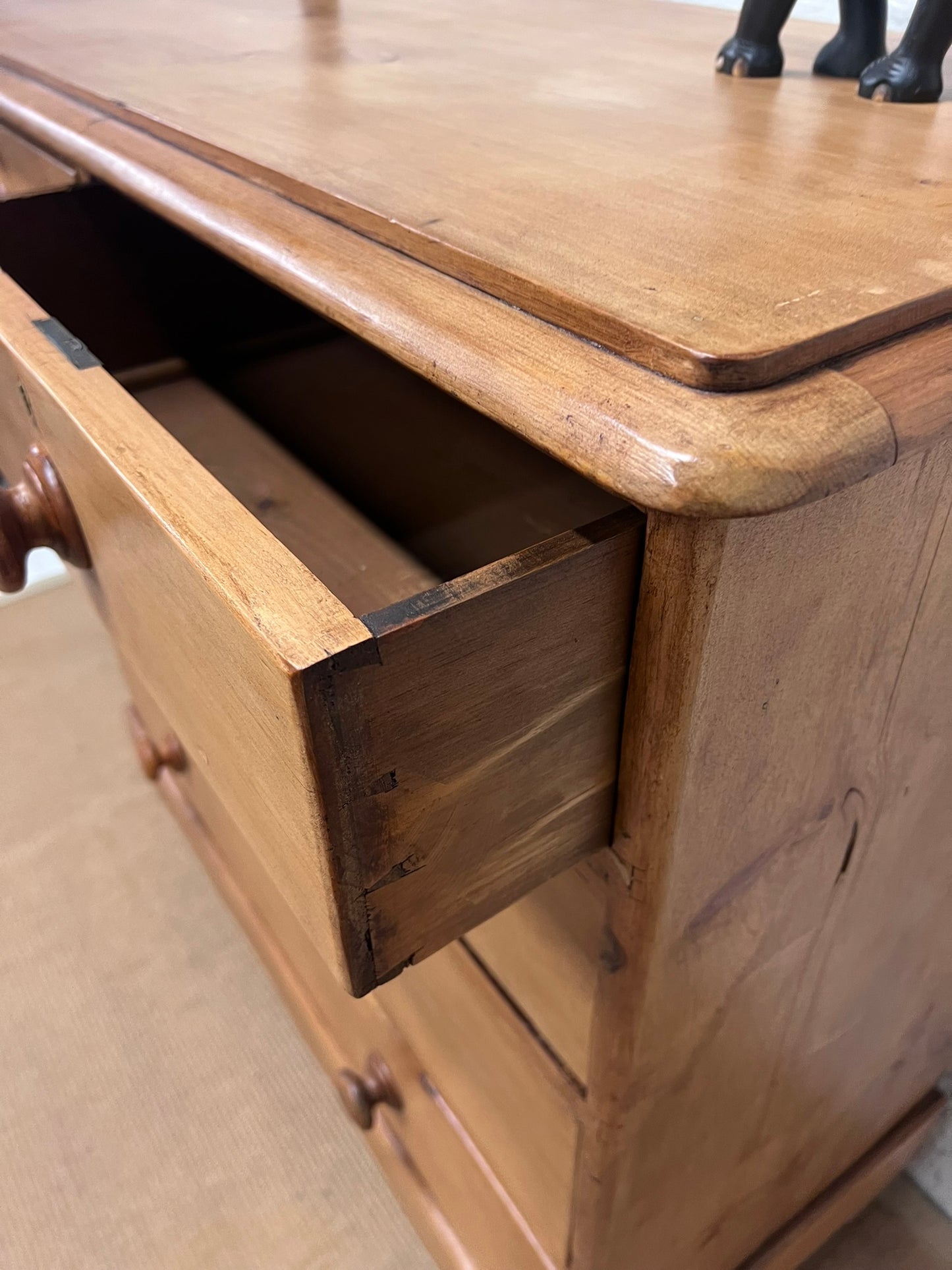 Antique Pine 2 over 3 Chest of Drawers