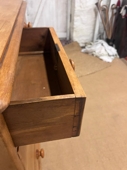 Antique Pine 2 over 3 Chest of Drawers