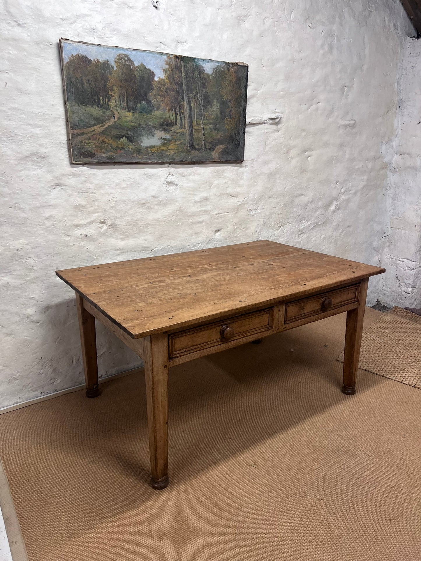 Scottish Antique Pine Table/Desk