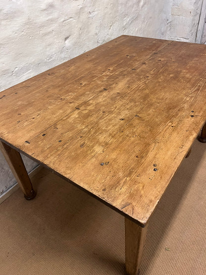 Scottish Antique Pine Table/Desk