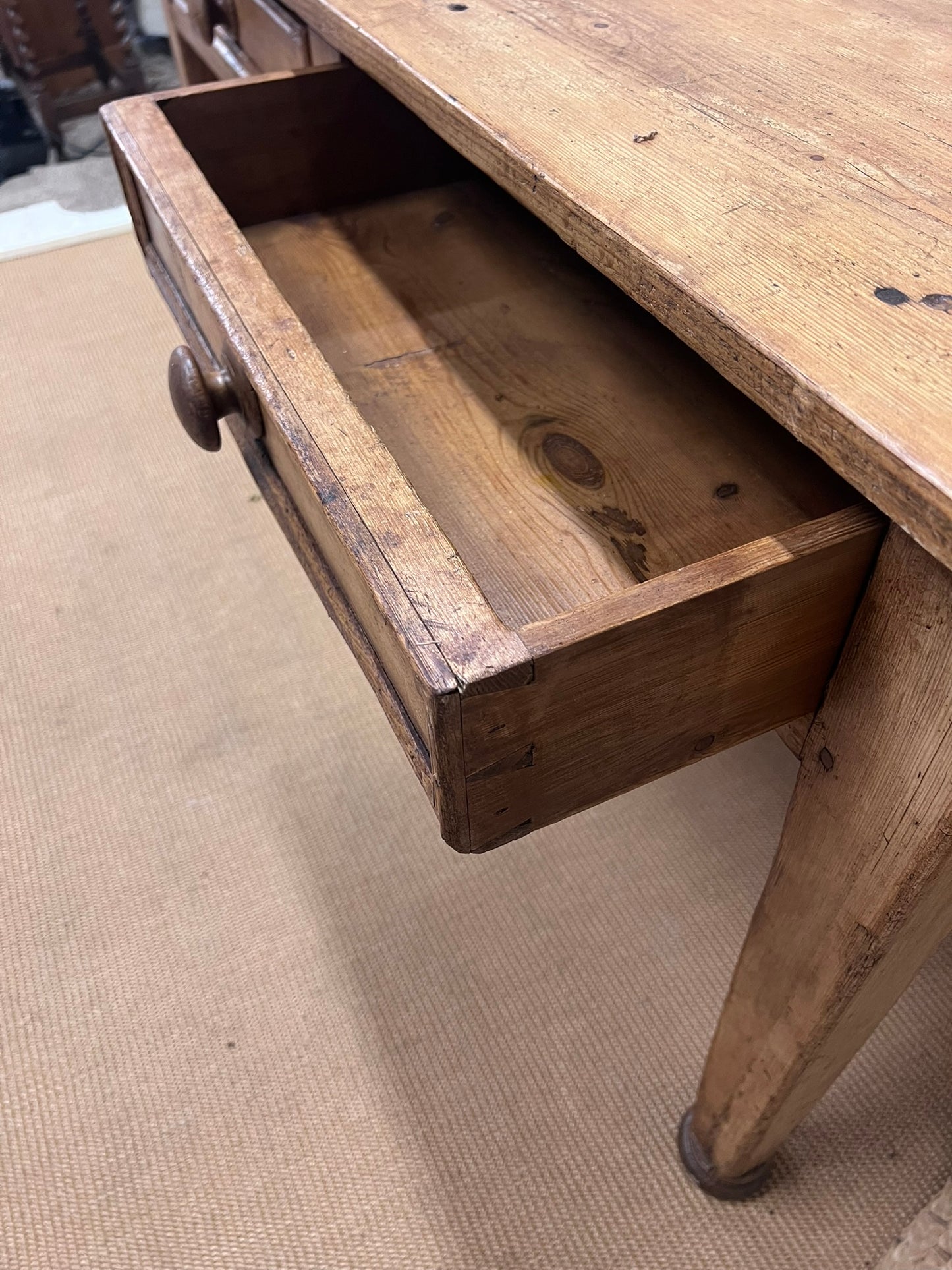 Scottish Antique Pine Table/Desk