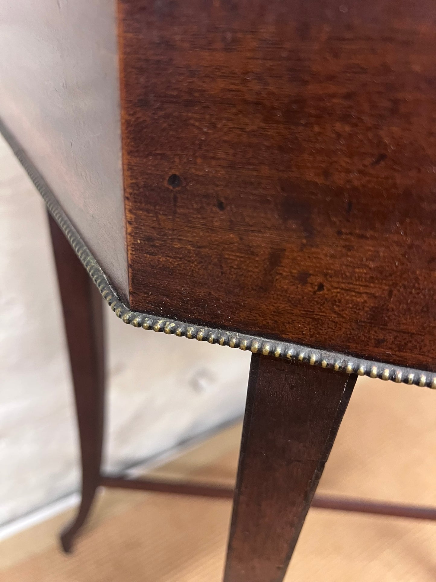 Antique Mahogany Table with Lift Up Lid