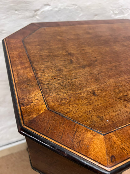 Antique Mahogany Table with Lift Up Lid