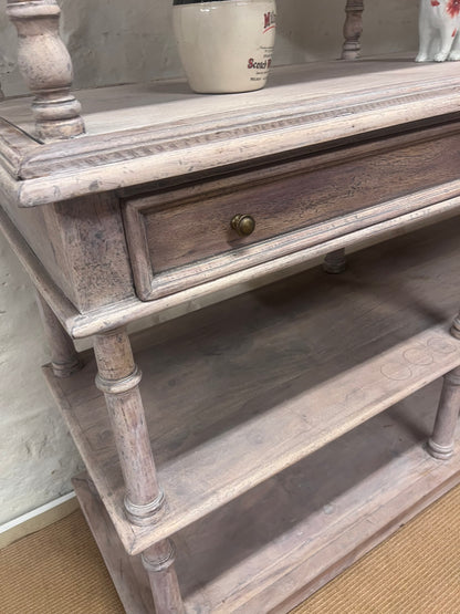 Antique Beech Shop Display Shelves