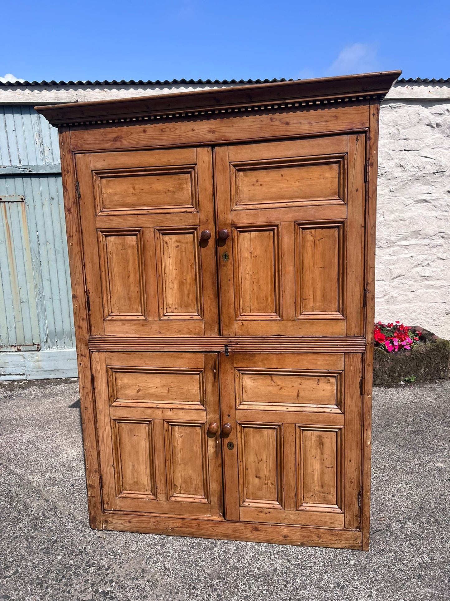 Irish Pine Food Cupboard