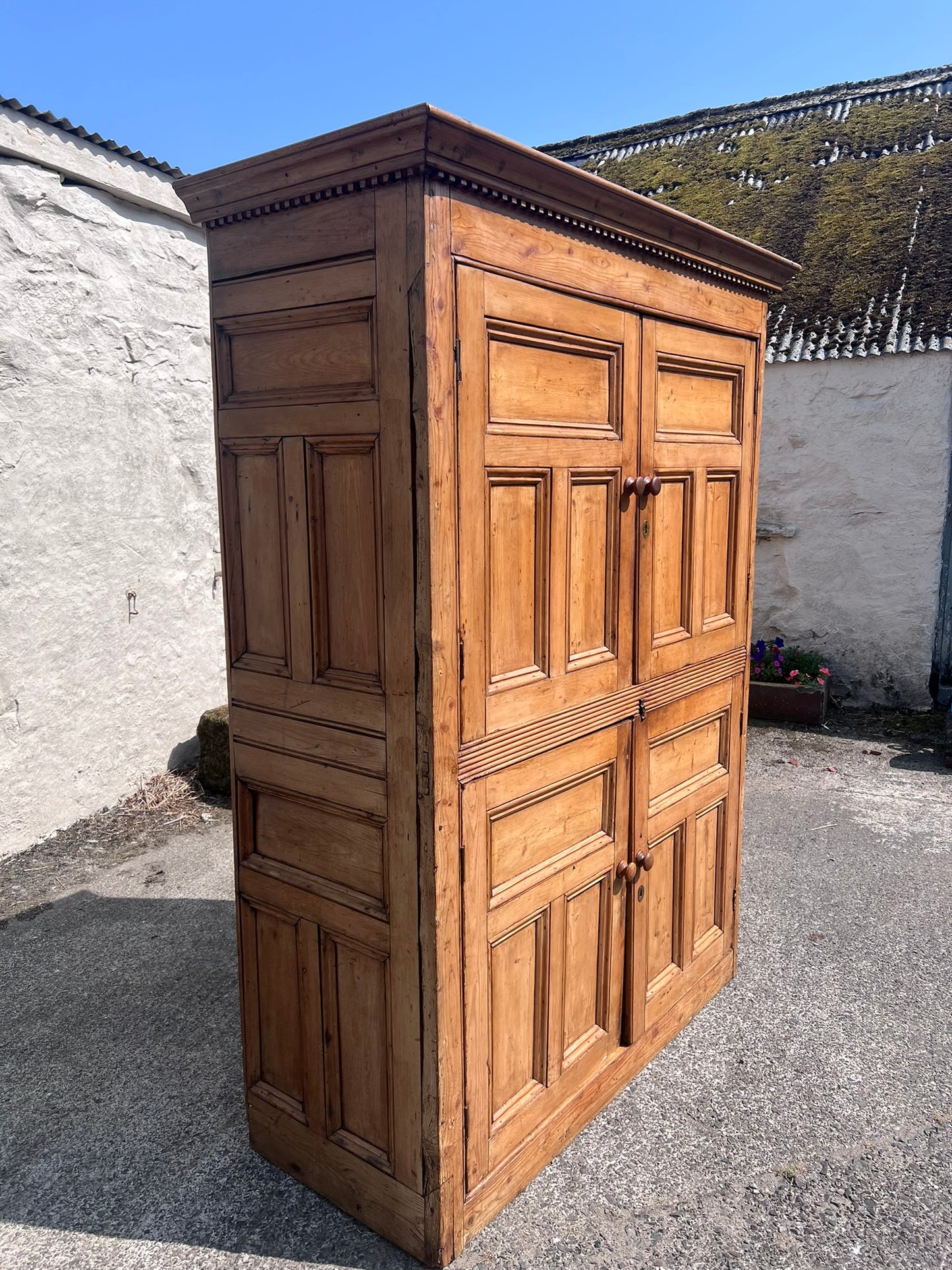 Irish Pine Food Cupboard