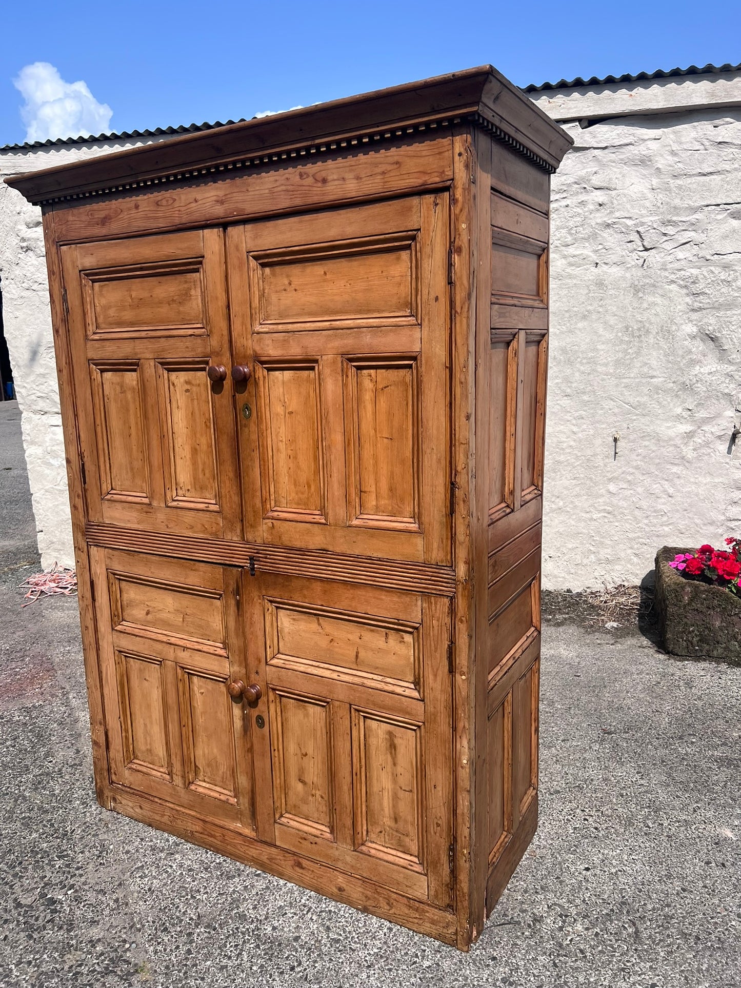 Irish Pine Food Cupboard