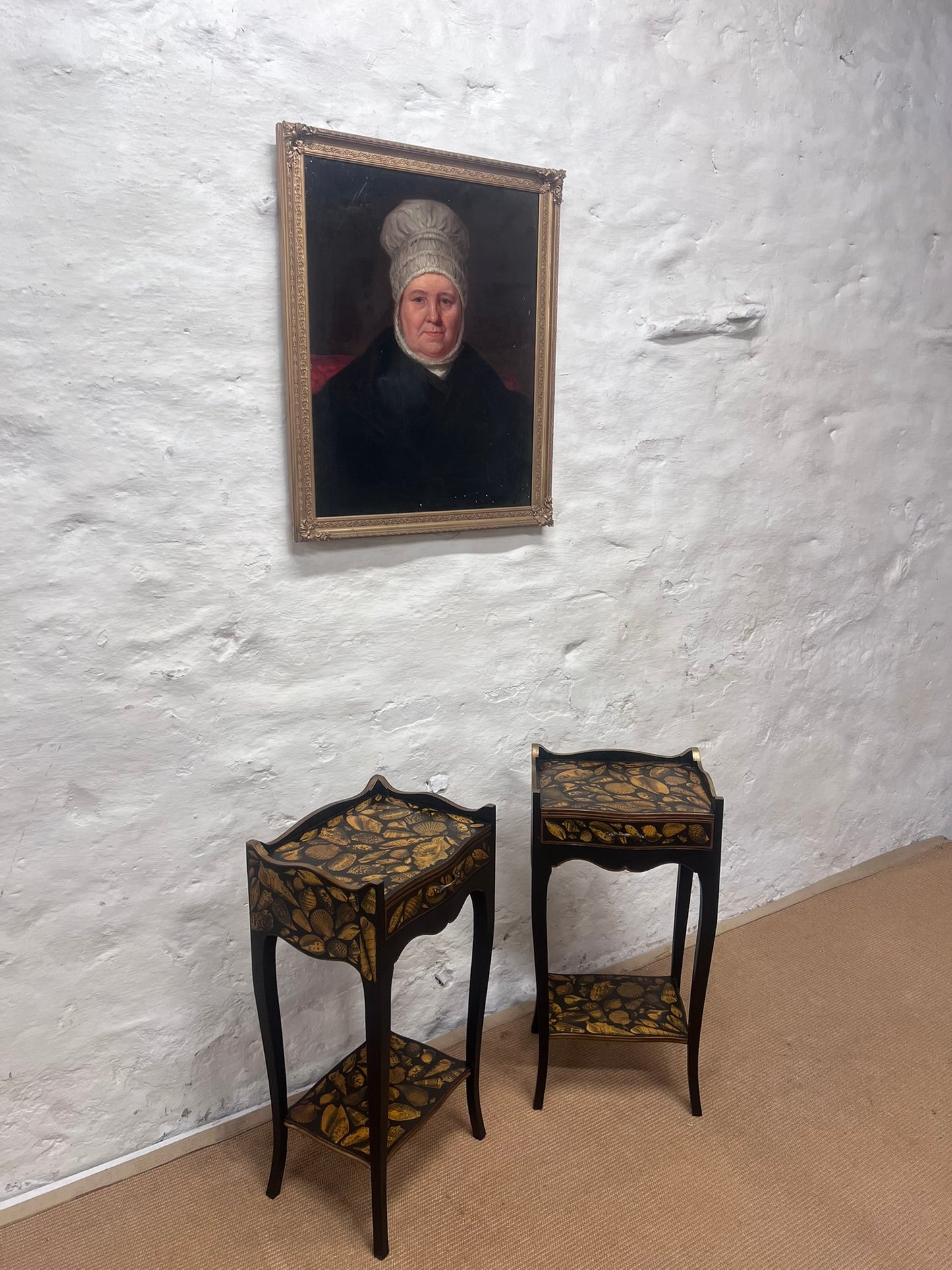 Pair of Decoupage Side Tables