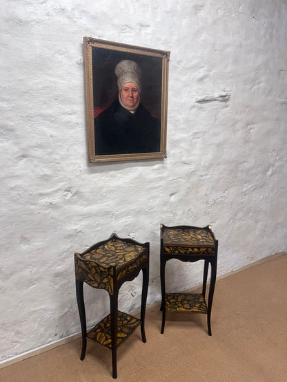 Pair of Decoupage Side Tables