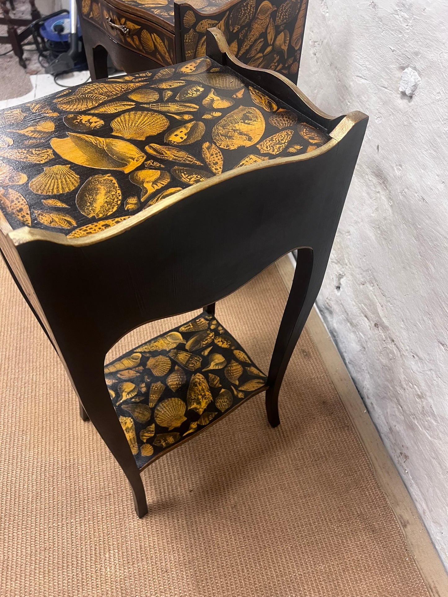 Pair of Decoupage Side Tables
