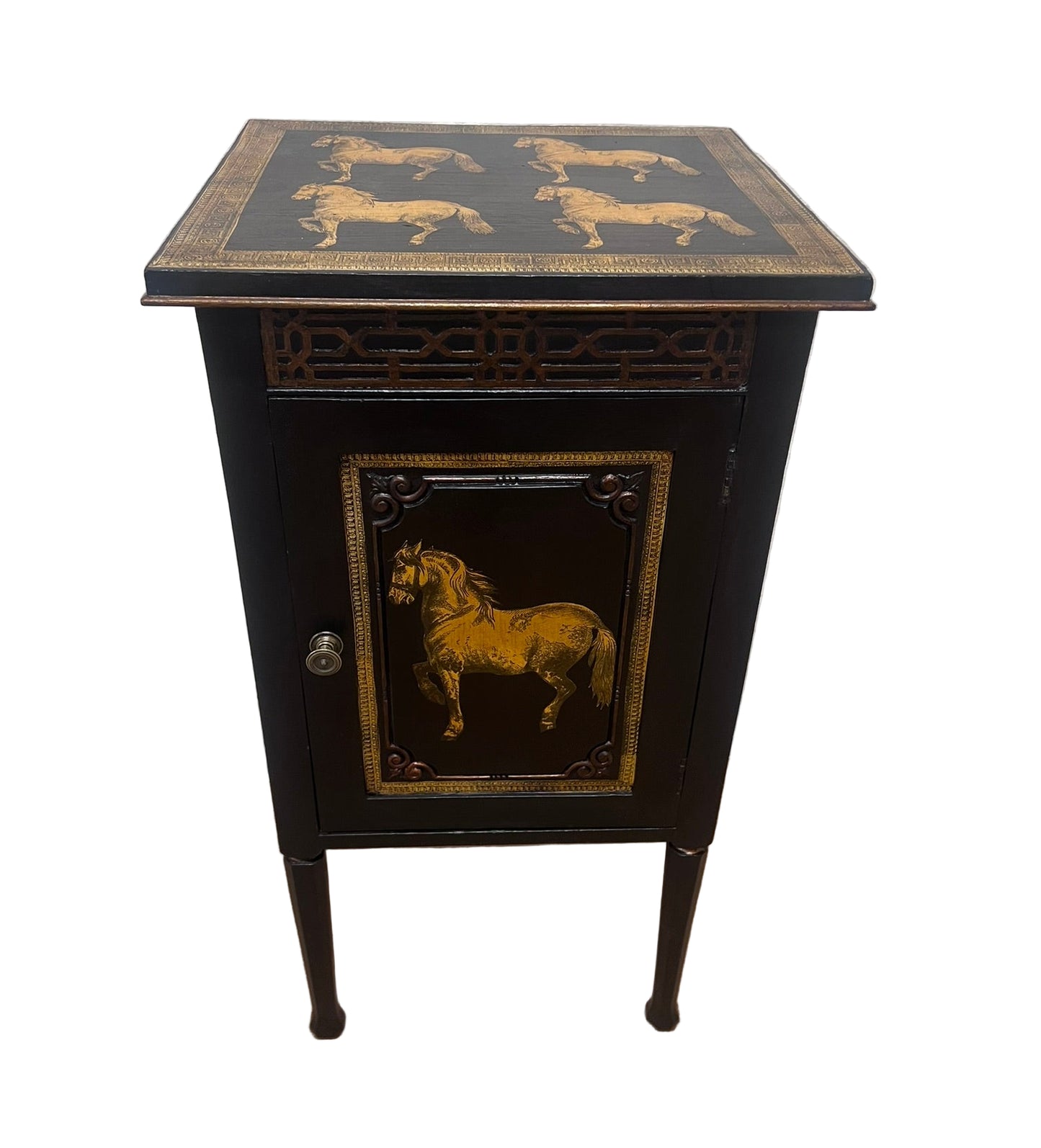 Antique Decoupage Cabinet