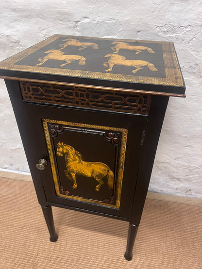 Antique Decoupage Cabinet