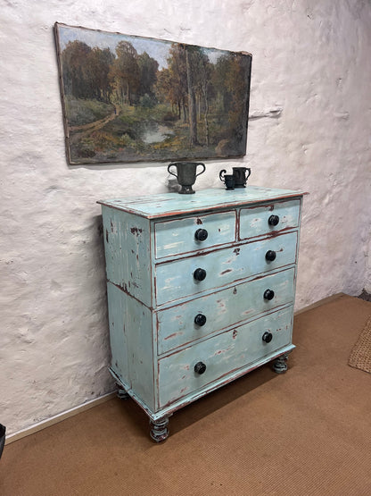 English Antique Pine Chest