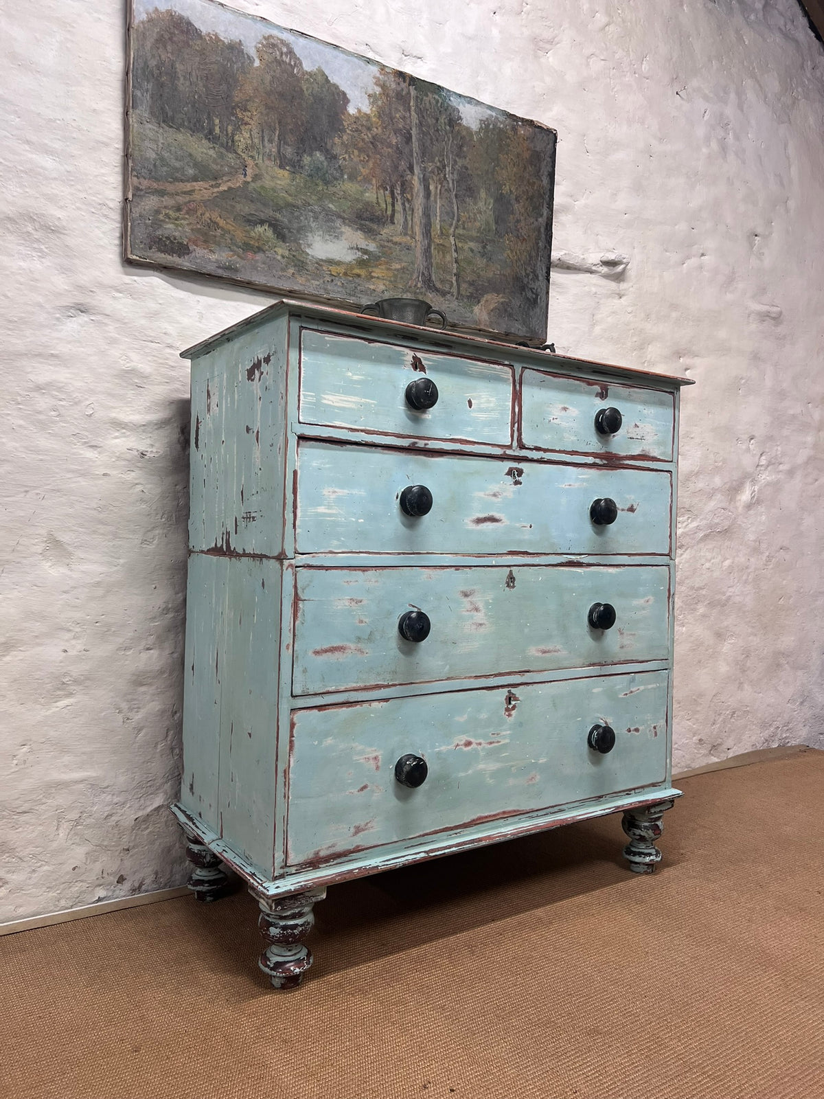English Antique Pine Chest