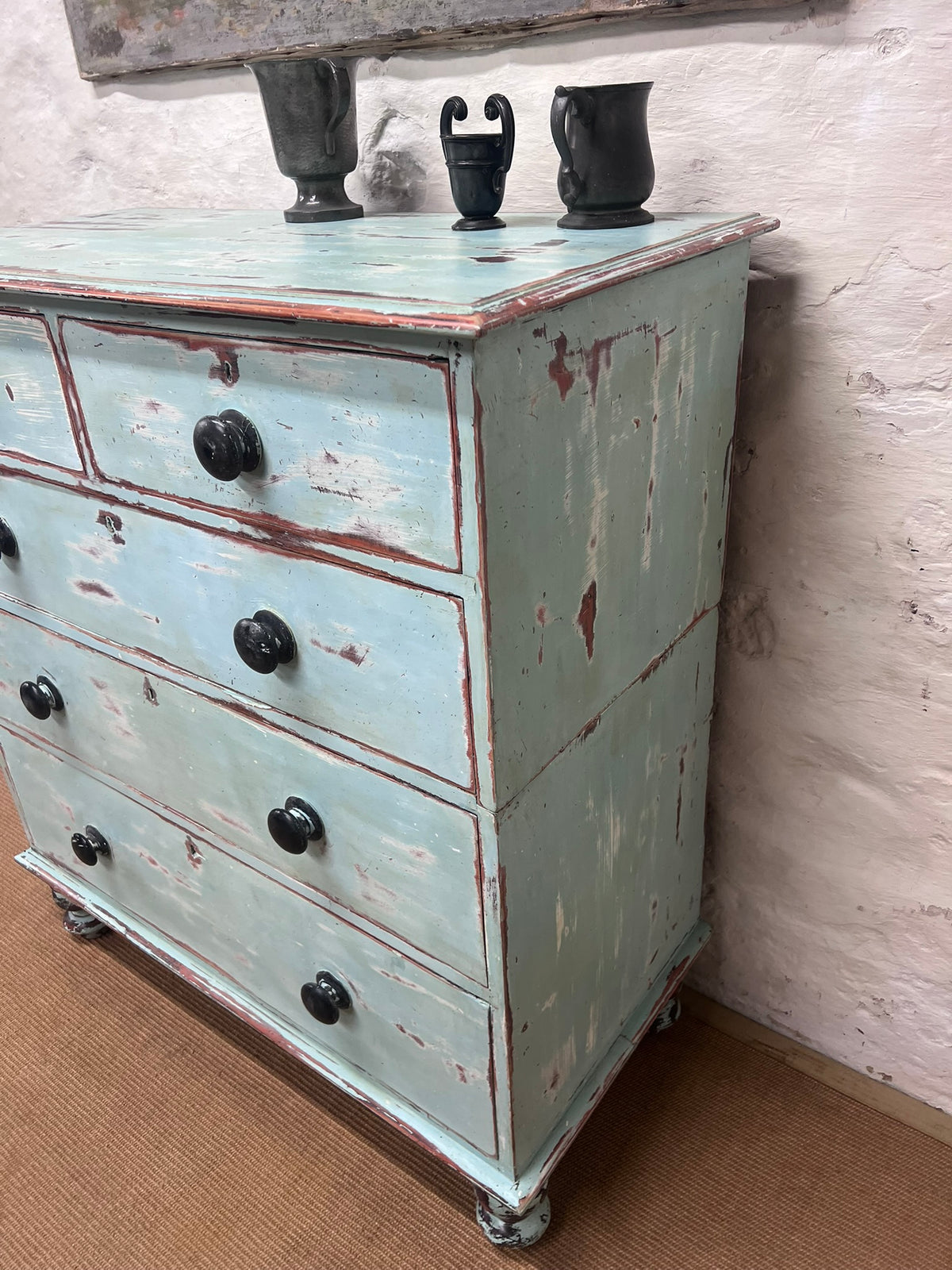 English Antique Pine Chest