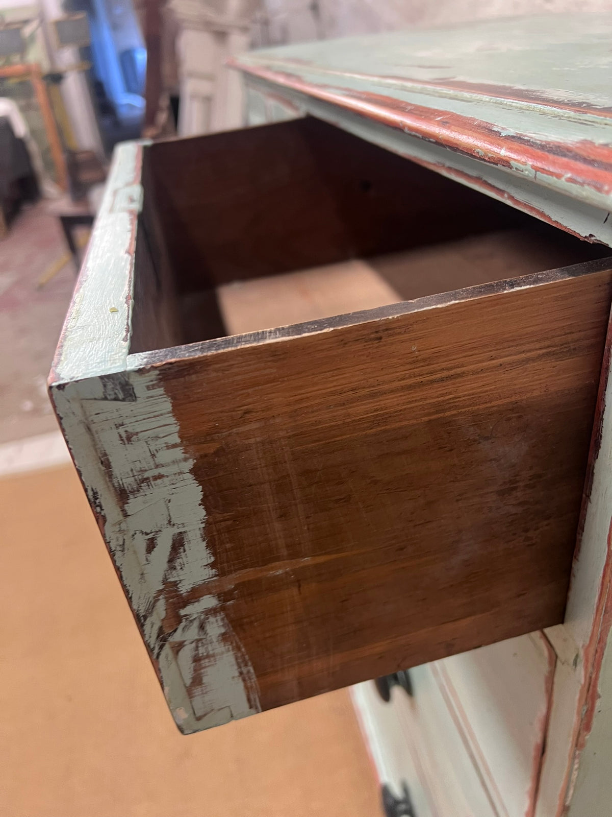 English Antique Pine Chest