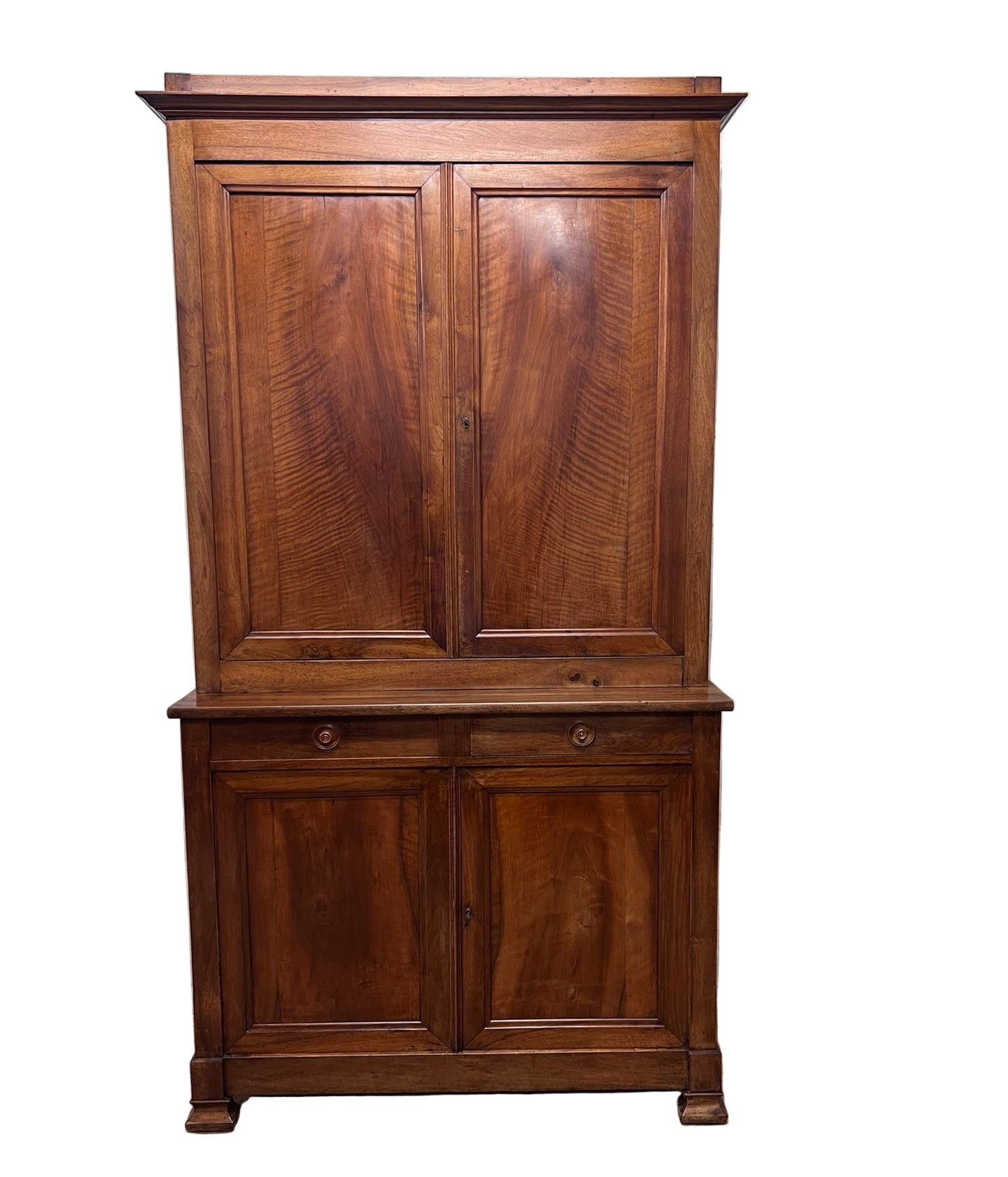French Fruitwood 4 Door Cabinet