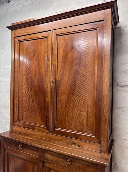 French Fruitwood 4 Door Cabinet