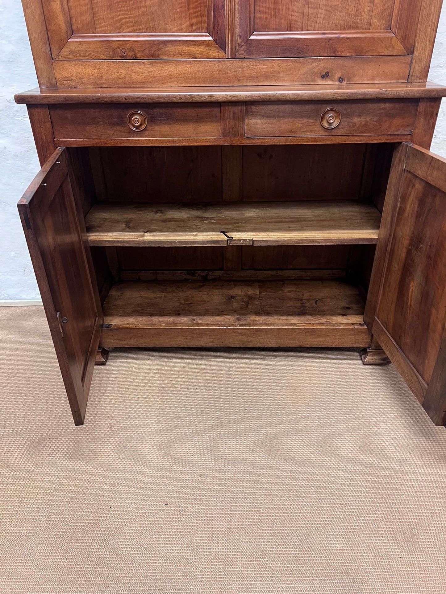 French Fruitwood 4 Door Cabinet