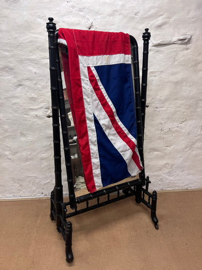 French Faux Bamboo Dressing Mirror