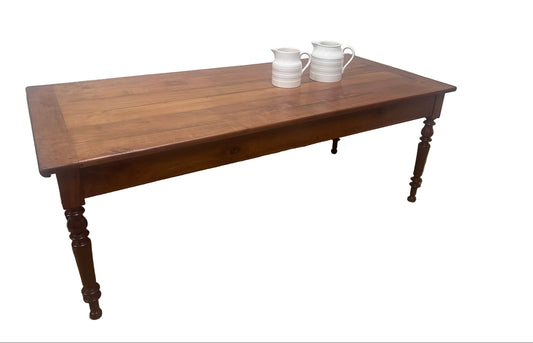 French Cherry Farm Table Ca 1860