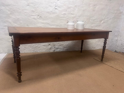 French Cherry Farm Table Ca 1860