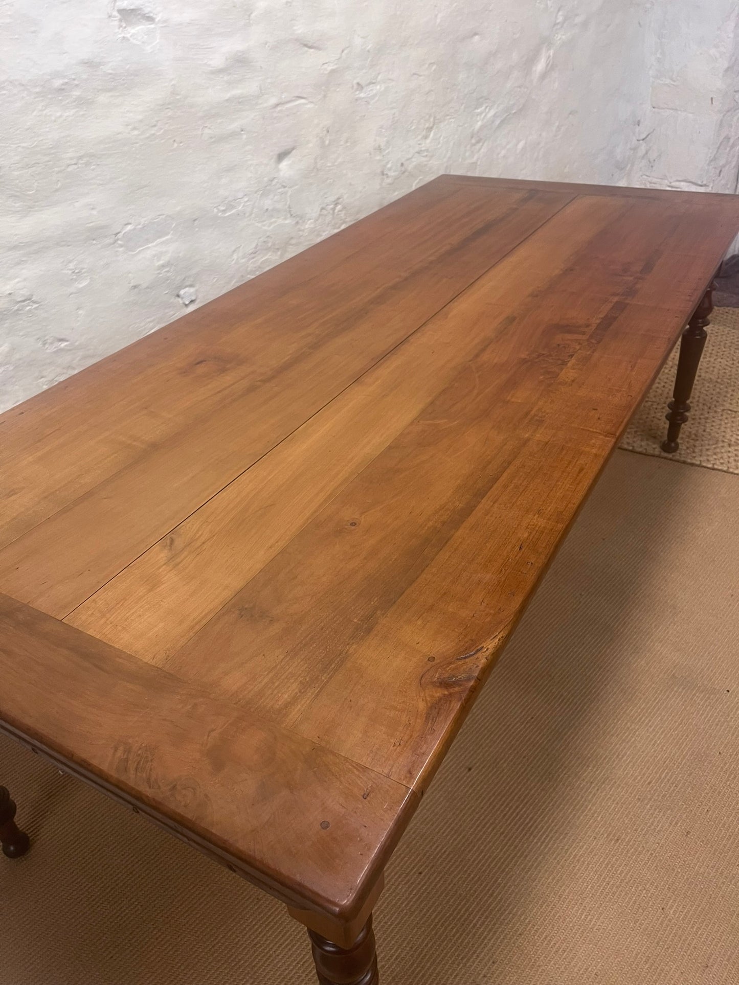 French Cherry Farm Table Ca 1860