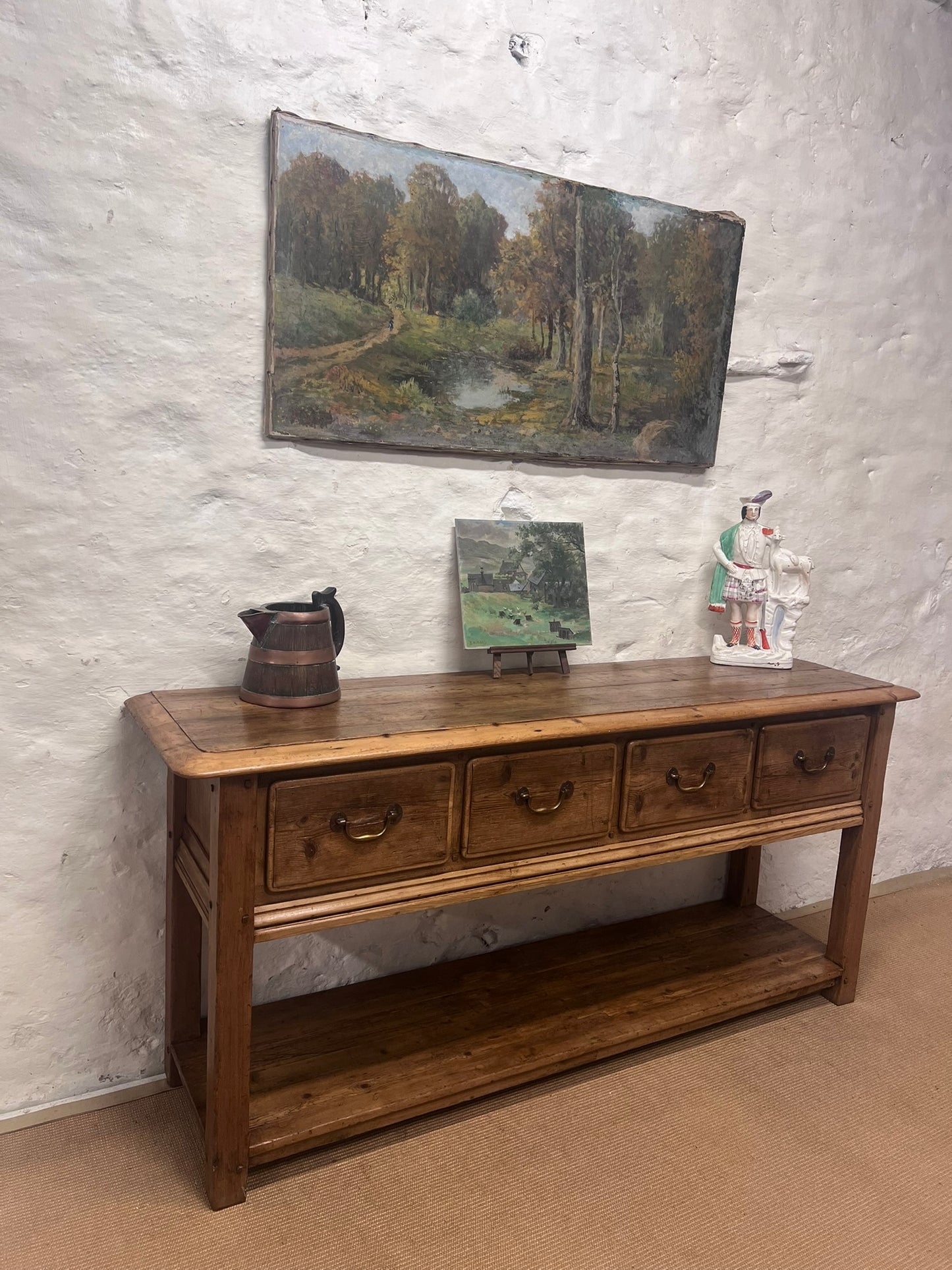 Pine Console Table/Server