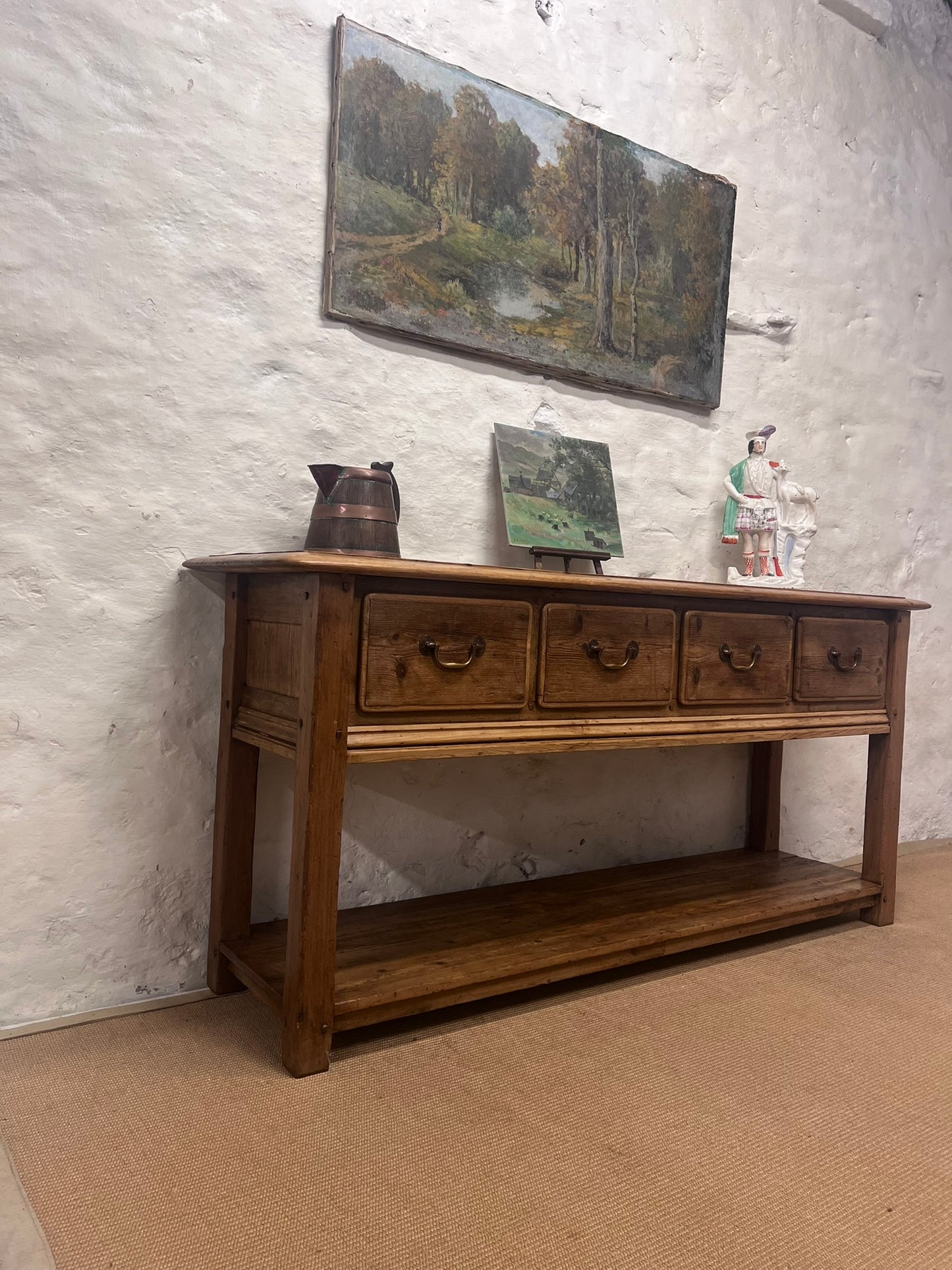 Pine Console Table/Server