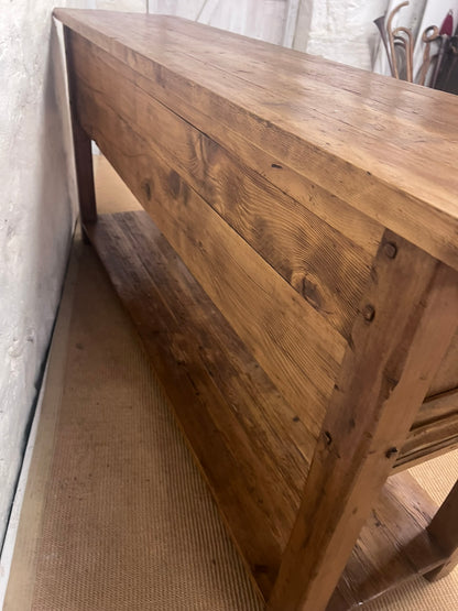 Pine Console Table/Server