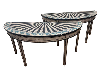 Antique Demi Lune Tables