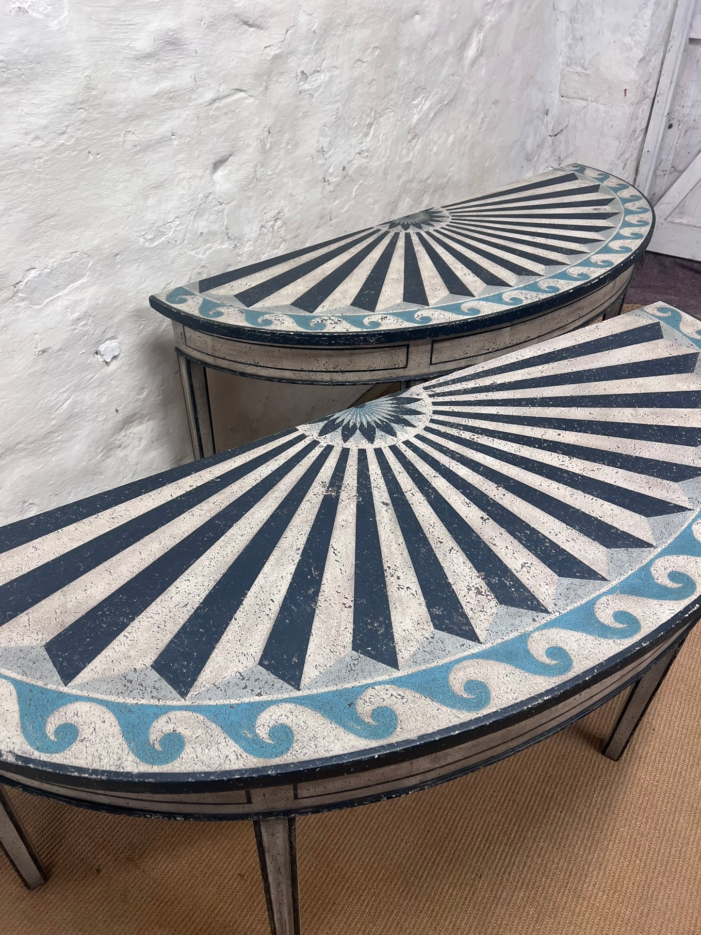 Antique Demi Lune Tables