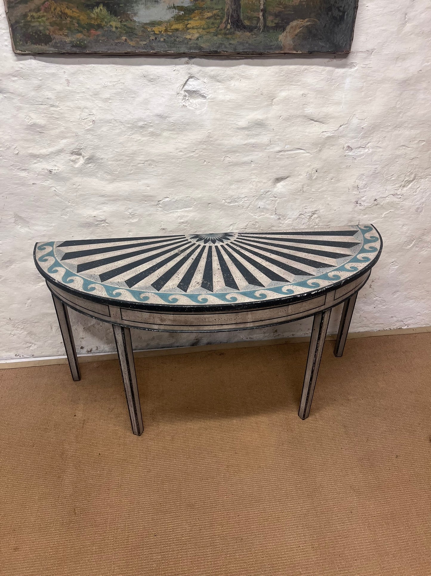 Antique Demi Lune Tables